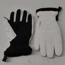 rivmount Winter Waterproof Ski Snow Warm Gloves for Women Men, Windproof Cold Weather Thermal with Touchscreen Fingers, for Running Driving Cycling Hiking Biking Outdoor Sports Daily Work (Medium, White)
