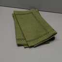 Burlap Style Farmhouse Table Runner, 13 x 72 Inch Sage Green, Rustic Geometric Hollow Table Runners 72 Inches Long for Dresser Table Everyday Use, 13x72 Inches, Sage Green