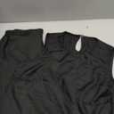 Floerns Women's 2 Piece Outfit Crew Neck Sleeveless Blouse and Dressy Pants Set (Medium, Black)