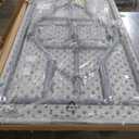 National Public Seating 30" x 60" Plastic Folding Table - Adjustable, Heavy-Duty, Portable, Indoor/Outdoor Table for Office, Camping, Events & Parties  Scratch & Heat Resistant, Speckled Gray