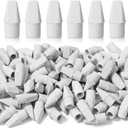 Mr. Pen- White Pencil Top Erasers, 120 pcs, Eraser Caps for Pencils, White Pencil Head Erasers for Pencils Tops