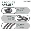 Lawn Mower Ground Drive Belt Replace 130801 532130801 138255 532138255 160855 532160855 for Husqvarna Craftsman Poulan Replacement Part Accessories, 1/2 Inch x 95 1/4 Inch