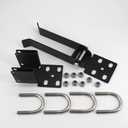 Chain Link Fence Double Gate Latch for 1-3/8" Gate Frame Chain Link Fence Gate Latch Residential Strong Arm Double Gate Latch for Metal Gate,The Minimum Distance Between Two Doors is 2 "