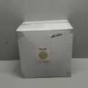 PULOTE 100PCS Ivory Plastic Plates - Cream Plastic Disposable Heavy Duty for Party & Wedding - Include 50 Each (Dinner & Dessert) Plates