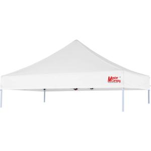 MASTERCANOPY Replacement Pop Up Canopy Top (8x8, White)