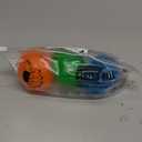 Peradix Hand Grip Strength Trainer, Stress Relief Ball, Wrist Rehab Therapy Hand Grip Equipment Ball Squishy Tools - Set of 3 Finger Resistance Exercise Squeezer (Plus Size - Green Blau Orange)