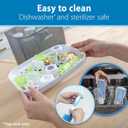 Dr. Browns Natural Flow Level 2 Narrow Baby Bottle Silicone Nipple, Medium Flow, 3m+, 100% Silicone Bottle Nipple, 6 Count