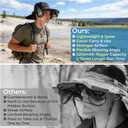 AMACOOL Bucket Hat Fan Pro, Gifts for Father Dad Husband, Fishing Essentials for Women Men, Camping Hiking Beach Gardening