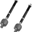 2Pcs Front Inner Tie Rods End Links Left & Right Fit For Ford Fusion 2010-2012 2.5L 3.0L, For Lincoln MKZ 2011-2012 2.5L, For Mercury Milan 2010-2011 Replace# EV800774