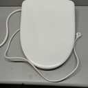 TOTO WASHLET+ S7 Electronic Bidet Toilet Seat with EWATER+ Bowl and Wand Cleaning and Contemporary Lid, Elongated, Cotton White - SW4726AT40#01