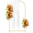 Putros Arch Backdrop Stand, 6.6ft, Metal Wedding Arch Stand, Gold