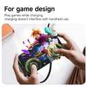 Invisible Holder Charger Cable with Stand,2 in 1 Sideways Invisible Holder Charger Cable,240W Foldable Phone Stand Cord for Smartphones & Tablets (Black)