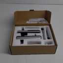 Keyless Entry Fingerprint Door Lock with Keypad and Handle for Home, Rental, Garage, Office and Hotel (Silver Smart Lock)