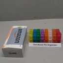 CAidRE Monthly Pill Organizer 2 Times a Day, 30 Day One Month Pill Box AM/PM, Weekly Pill Holder Pill Case for Vitamins, Fish Oil, Supplements & Medication