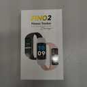 FITVII FINO 2 Slim Fitness Tracker, Smart Watch with Blood Oxygen, Sleep Monitor, 24/7 Heart Rate & Blood Pressure, IP68 Waterproof Health Activity Trackers with Calories Step Counter for Women Men (Black)