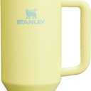 Stanley Quencher H2.0 Tumbler with Handle and Straw 40 oz | Flowstate 3-Position Lid | Cup Holder Compatible for Travel | Insulated Stainless Steel Cup | BPA-Free | Pomelo (40 Ounces)