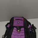 SHRRADOO Extra Large 50L Travel Laptop Backpack with combination lock, College High School Backpack Airline Approved Business Work Bag Fit 17 Inch Laptops for Men Women,Purple