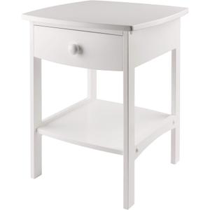 Winsome Wood Claire Accent Table, White