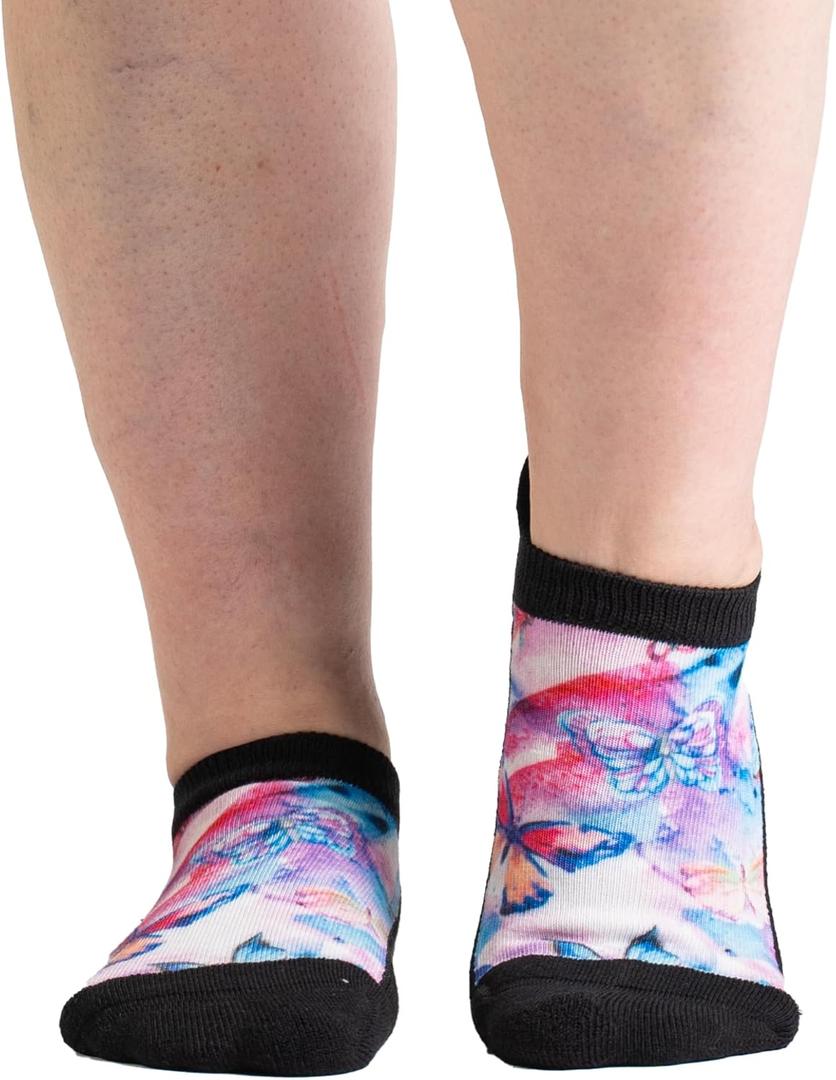 Viasox Diabetic Ankle Socks for Women & Men, Low Cut Non Binding, Seamless Neuropathy Socks