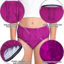 Special Needs Reusable Swim Diaper Waterproof & Leakproof Incontinence Swimwear for Toddler, Youth & Adult, Unisex Cloth Diaper Cover (Fuchsia, 3-4T)
