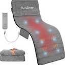 Full Body Massage Mat with Heat, Vibration Back Massager, Massage Chair Pad, Seat Massager, 8 Vibrating Motors, 2 Heating Pads for Back, Fathers Day Dad Gifts from Daughter