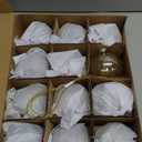 Christmas Ball Ornaments Set of 12pcs-3.15 Silver Mercury Glass Xmas Hanging Ball Decorations for Christmas Tree, Elegant Shiny Xmas Ornaments for New Year Thanksgiving Birthdays Holiday Party