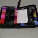 ZENO 72 Dual Tip Markers Set-C with Case  No-Bleed Art Markers for Adults  Fine & Brush Tips - Watercolor Pens for Journaling, Artists, and Creative Projects