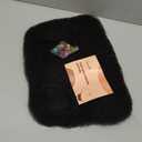 Afro Kinky-Curly Human Hair Bulk for Twists, 18 Inch 50g Bulk Hair for Dreadlock Extensions Repair Locs Braiding, 100% 4C Human Bundles Hair(Black) (1b)