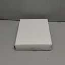 5 Pack Christmas Paper Snowflake Lanterns, Christmas Paper Star Lantern with LED Light White Hanging Lamp Ornaments for Xmas Tree New Year Winter Frozen Weddings Birthday Holiday Party Decorations