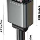 LISEN Retractable Car Charger 4 in 1 for Cars, 69W Retractable USB C Car Charger with 31.5in Cable, Fast Charging for iPhone 17 16 15 14 13 12 Pro Max Plus, Compact Cars Accessories for Daily Driving