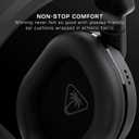 Turtle Beach Stealth 600 Wireless Multiplatform Amplified Gaming Headset for PC, PS5, PS4, Mobile Bluetooth, 80-Hr Rechargeable Battery, Noise-Cancelling Flip-to-Mute Mic, 3D Audio, Black 