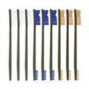 Otis Technology All Purpose Gun Cleaning Brush 6 Pack (2 Nylon/2 Bronze/2 Blue Nylon) (One Size)