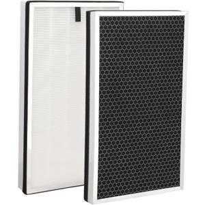 112 Replacement Air Filters Compatible with MA Series 112 Air Purifier V2.0, 3 in 1 Pre-filter, Pleated Filter and Activated Carbon Filter, 2 Pack