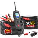 Power Circuit Probe Kit, 12V 24V Automotive Circuit Tester Electrical System Diagnosis, AC DC Digital Voltage Test Short Finder, Multimeter Relay/Diode Resistance Tool Component Test, 20ft+20ft Cable (Black)