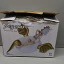 Jasonwell Giant Inflatable Pegasus Pool Float with Fast Valves Summer Beach Swimming Pool Floatie Lounge Floating Raft Outdoor Party Decorations Toys for Adults (3X-Large)