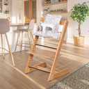 Extra Padded Soft Dining Chair Seat Cushion, Wateproof & Wipe Clean Cushion for Stokke Tripp Trapp High Chair, 18" L x 11" W, Compatible & Convertible Design (Blooming Flowers)