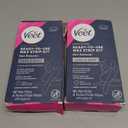 Veet Ready-to-Use Dermatologically Tested 40 Count Hair Remover Wax Strip Kit for Legs & Body (2 Pack)