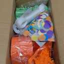 24" x 15" Large Halloween Pumpkin Pinata - Piata Kit with Stick, Rope, Blindfold, Confetti for Halloween Decoration, Fall Harvest Celebrations