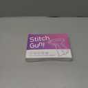 Stitch Gun for Clothes, Stitchy Quick Clothing Fixer, Micro Tagging Gun for Clothing, Mini Sticky Sewing Gun, Stitch Fix Gun, Includes 6 Needles, 1 Scissors, 2000 Black & 2000 White Fasteners, Pink Blue
