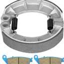 Front and Rear Brake Shoes Pads for Honda Shadow Spirit VT750 C2 DC 2001-2014, VT750 Aero 2004-2015, Shadow Phantom C2B 2010-2021, Deluxe C/CD 1998-2003, VT750 RS 2010-2014, Replace for FA196 34