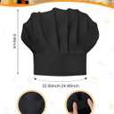 Geyoga 12 Pcs Chef Hat Adult Adjustable Elastic Tall Baker Hat for Cooking Kitchen Cap Uniform for Men Women Christmas