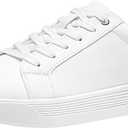 Vepose Women's 8012 Lace Up Classic Fashion Sneakers Comfortable Cute Shoes (7, Casual Sneakers-8015-all White)