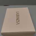 Girls Dress Shoes Closed Toe Chunky High Heels Ankle Strap Wedding Party Pump Shoes (3 Big Kid, Lovely Glitter Silver)