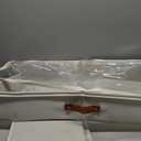 StorageWorks Large Under Bed Storage Containers with Handles and Label Holder, 2 Pack Ultra-thick Fabric Underbed Bins, Closet Organizer for Clothes, Blankets, Sweater (Beige)