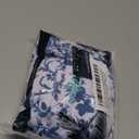 Summer Mae Halter Tankini Swimsuits for Women 2025 Tummy Control 2 Piece Bathing Suit High Waisted Swimwear with Shorts (16, Blue Flower)