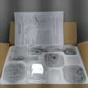 BesLowe 4-Light Bathroom Light Fixtures, Modern Chrome Bathroom Vanity Light, Bathroom Lighting Fixtures Over Mirror, Matte Chrome Bathrom Wall Lamp, Wall Lights for Living Room Bedroom Hallway