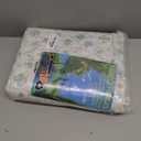 Blue and Green Washable Rugs 3x4 - Vintage Boho Floral Pastel Cream, Washable Low Pile Non Slip Small Throw Accent Area Rug for Bathroom, Door Mat Indoor Entrance, Kitchen, Bedroom Beside Bed Decor