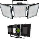 STASUN Flying Series Max - 900W Dusk to Dawn LED Flood Light, 90000lm 6000K Super Bright Outdoor Lighting, IP66 Waterproof, Wide Angle, LED Area Light for Yard, Parking Lot