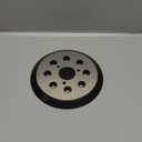 5 Inch 8 Hole Hook and Loop Metal Orbital Sander Pad Compatible with Makita BO5010 BO5030 BO5031 BO5041 XOB01Z Random Orbital Sander, 3 Screw Holes Sanders Replacement Pad Part for 743081-8 743051-7