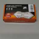 JINKEY Bike Turn Signals,Bright Bike Tail Light with Turn Signals, 120 Lumens USB Rechargeable LED Rear Bike Light, Wireless Remote Control Bike Blinkers, IPX5 Waterproof Bike Safety Light for Night